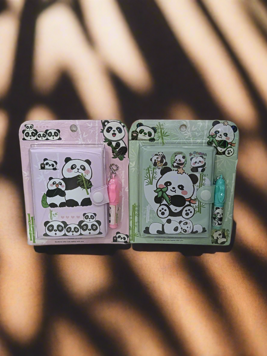 Panda Mini Diary And Pen